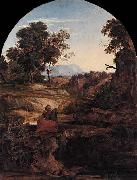 Ferdinand Olivier Elijah in the Wilderness oil